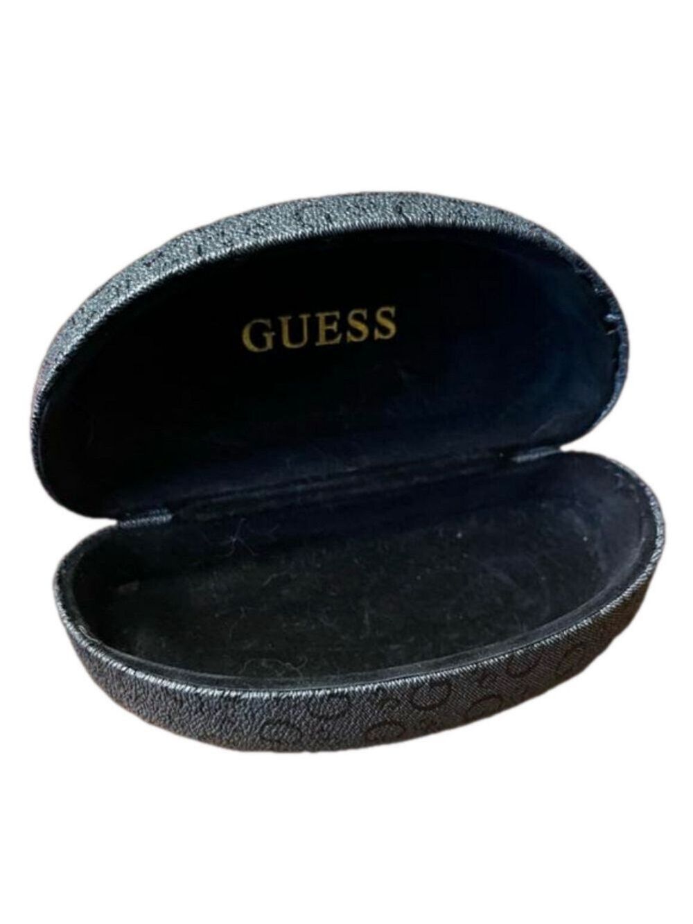EUC Empty Guess eye glass case 6.5 x 3 x 2.5